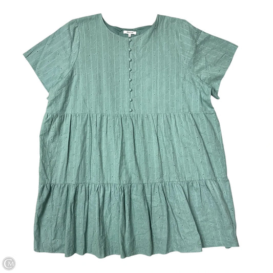 Dress Casual Midi By Madewell In Blue, Size: 3x
