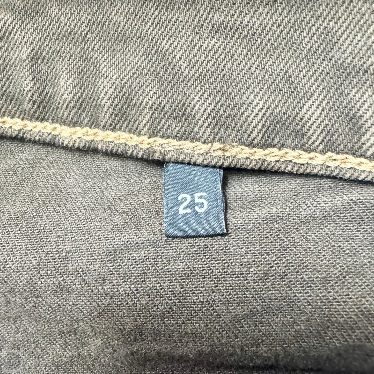 Jeans Straight By Re/Done In Brown Denim, Size: 2