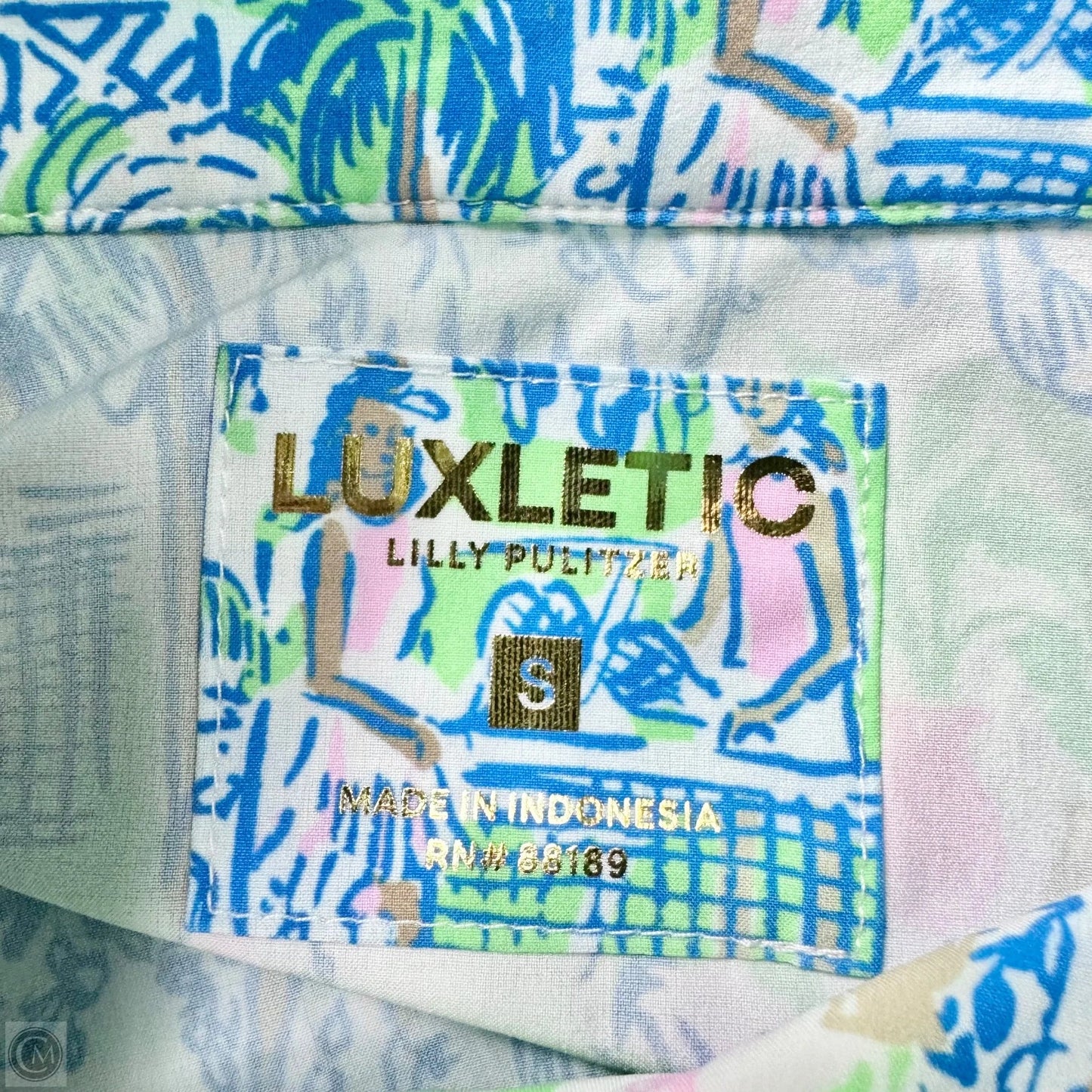 Jacket Designer By Lilly Pulitzer In Green & Pink, Size: S