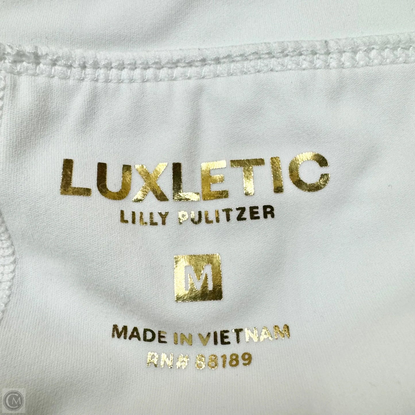 Skort Designer By Lilly Pulitzer In Green & Pink, Size: M