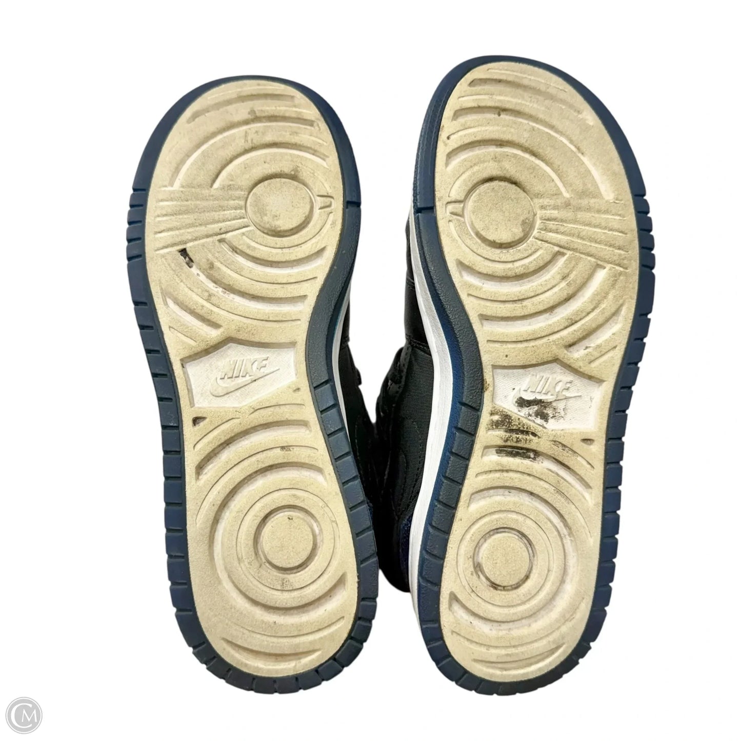 Shoes Luxury Designer By Jordan In Black & Blue, Size: 7