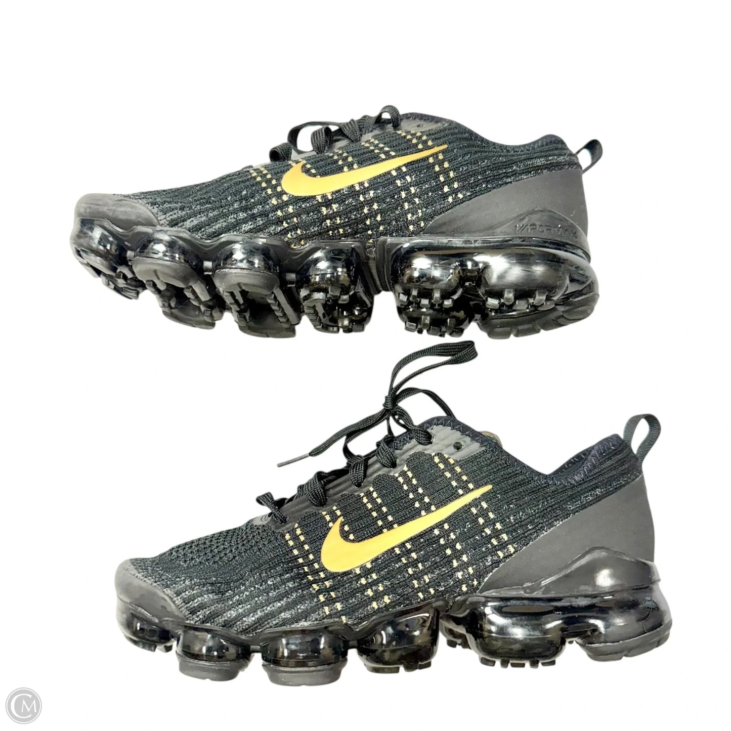 Shoes Athletic By Nike In Black & Gold, Size: 9
