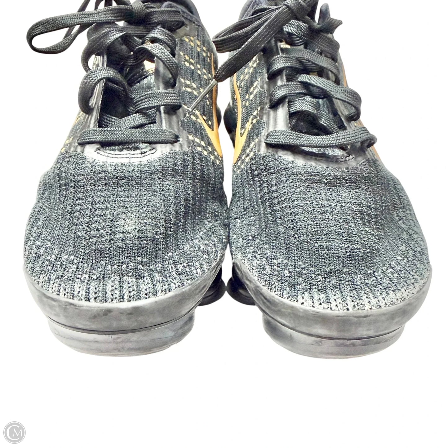 Shoes Athletic By Nike In Black & Gold, Size: 9