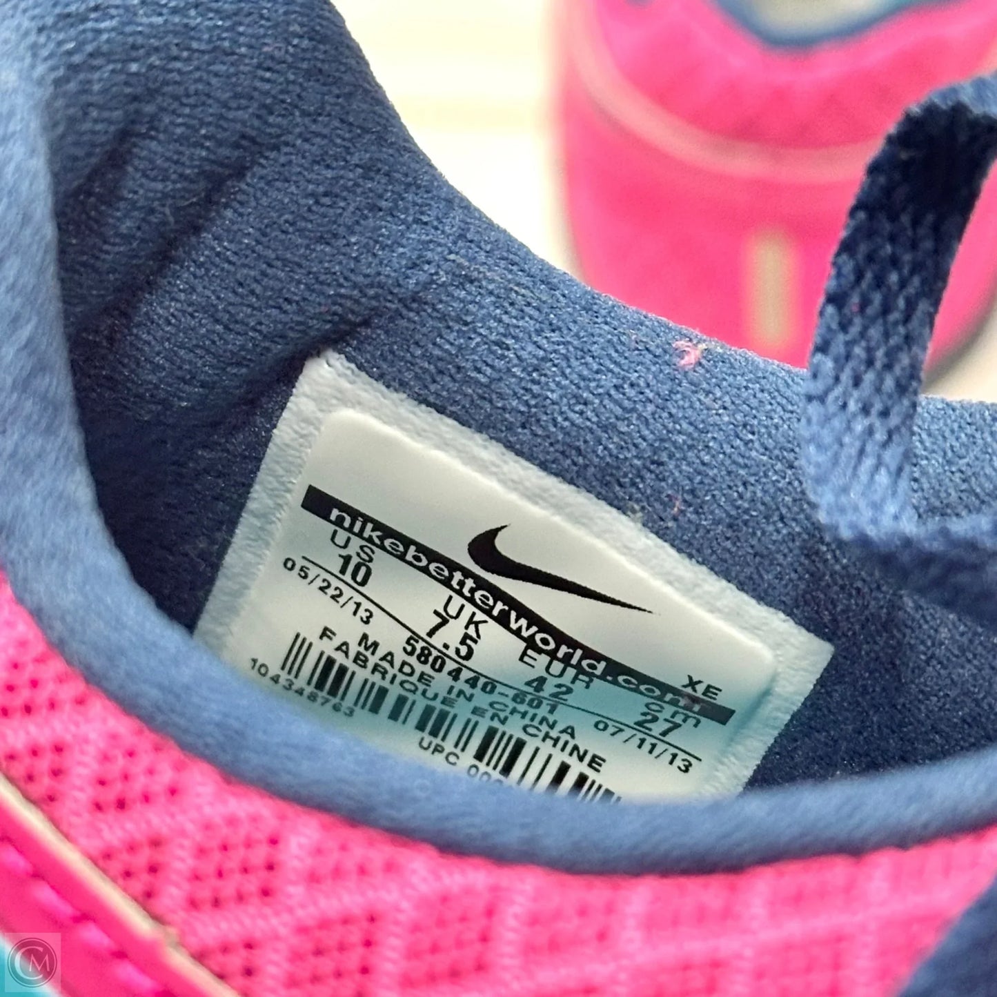 Shoes Athletic By Nike In Pink, Size: 10