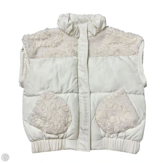 Vest Puffer & Quilted By Rachel Roy In White, Size: L