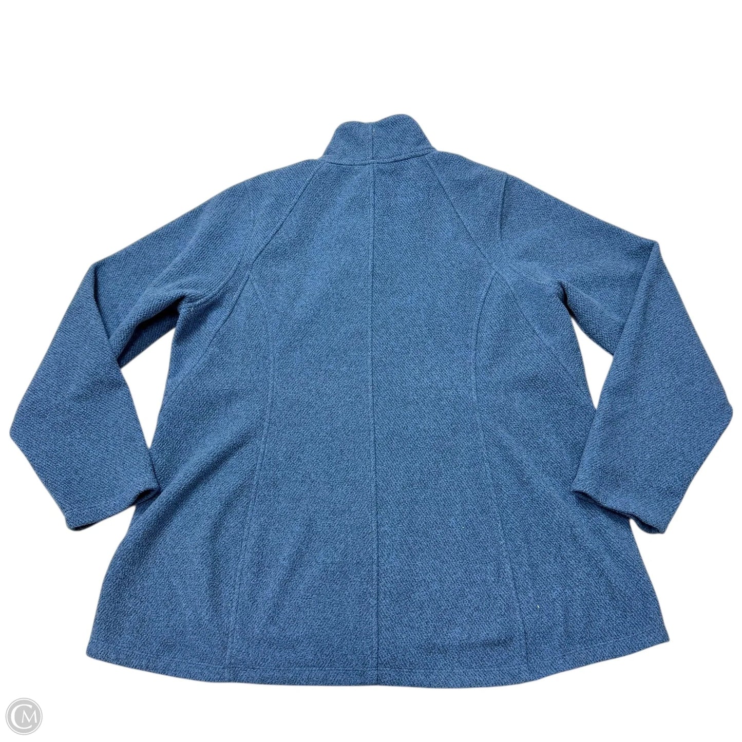 Athletic Jacket By Athleta In Blue, Size: 1x