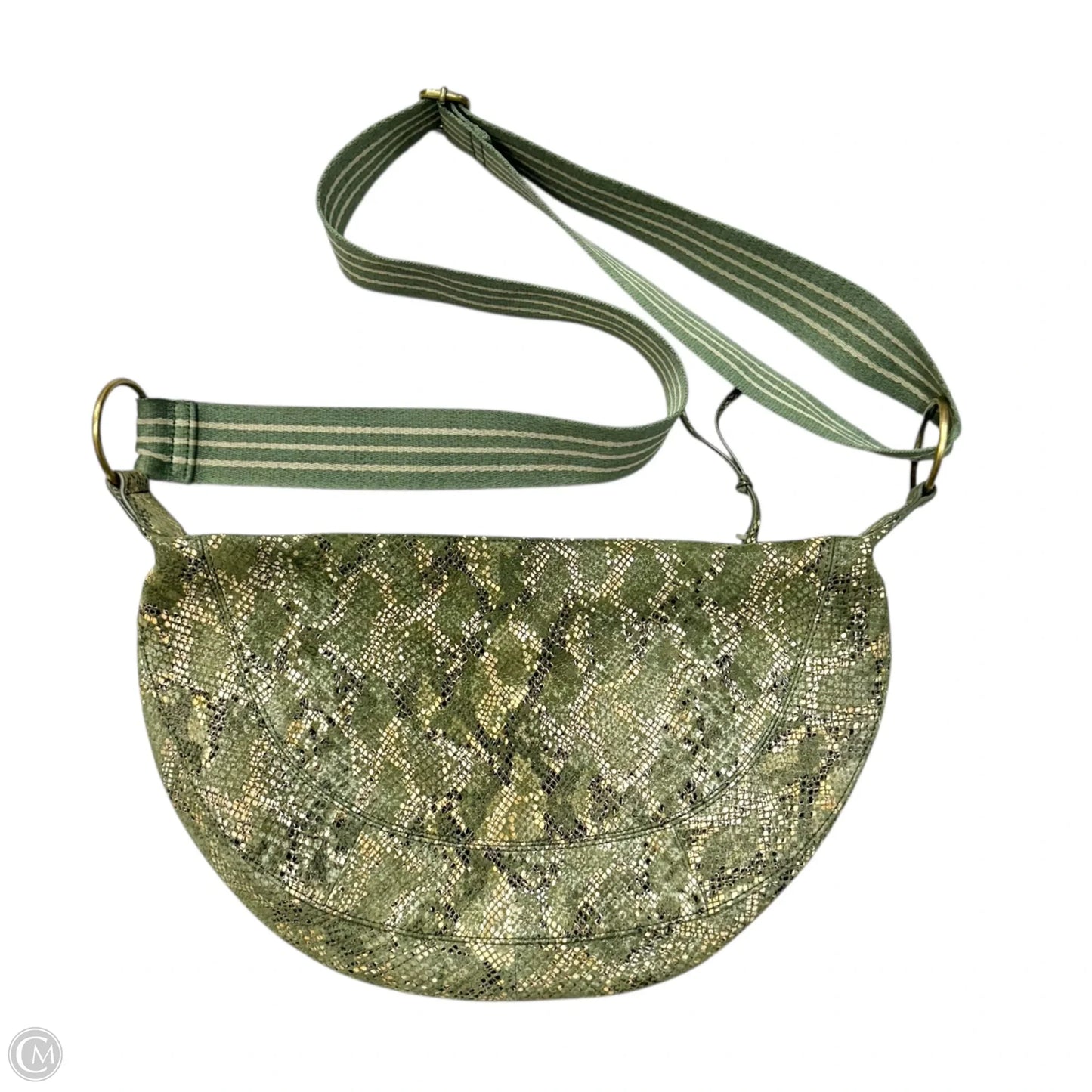 Crossbody Leather By Anthropologie, Size: Medium