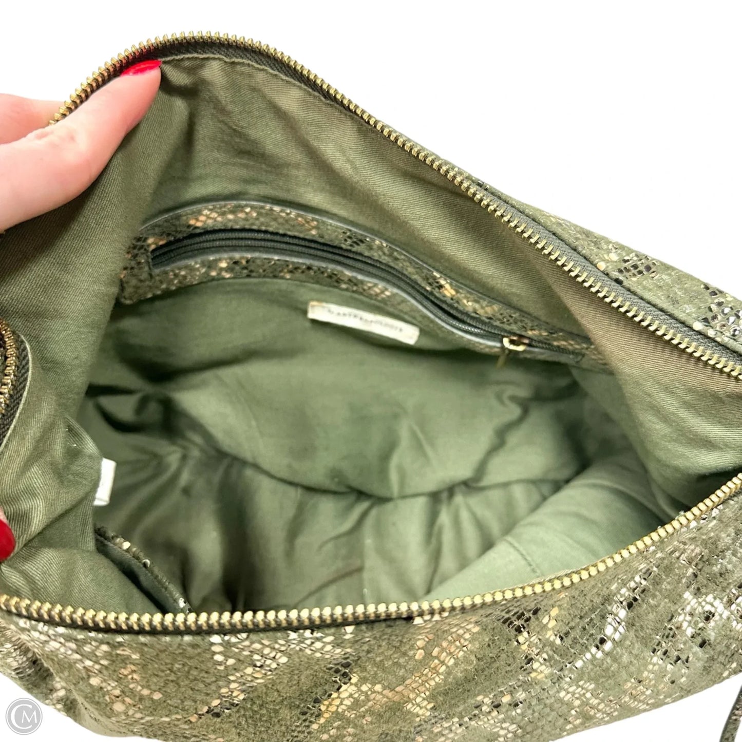 Crossbody Leather By Anthropologie, Size: Medium