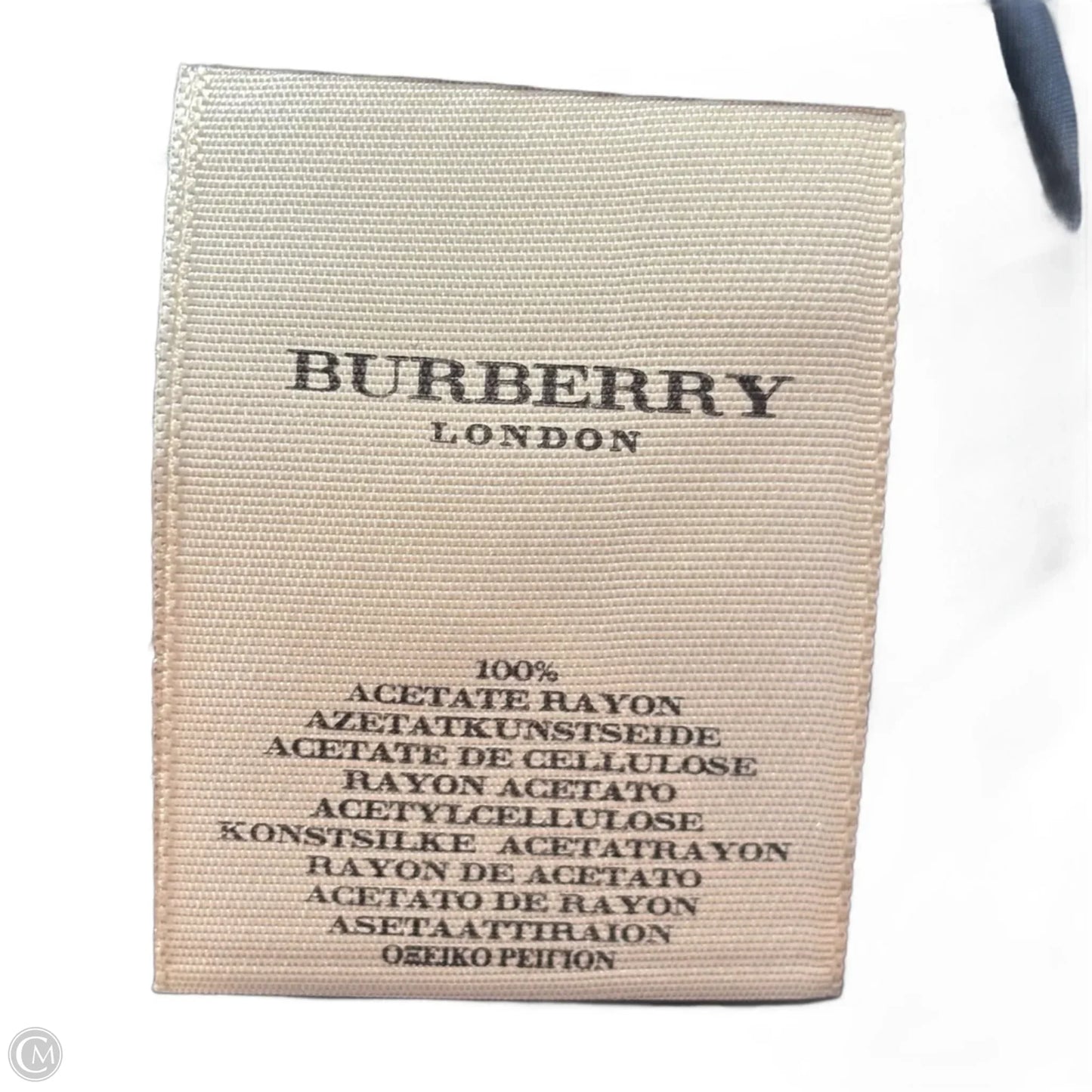 Dress Luxury Designer By Burberry In Black, Size: M