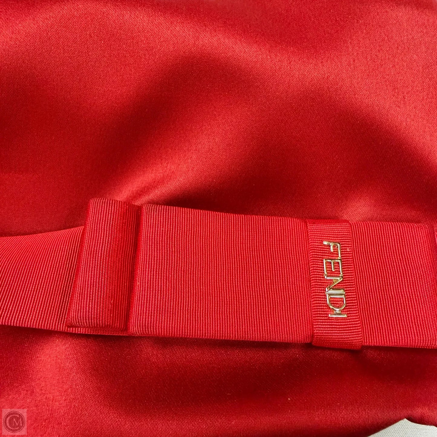 Clutch Luxury Designer By Fendi, Size: Medium