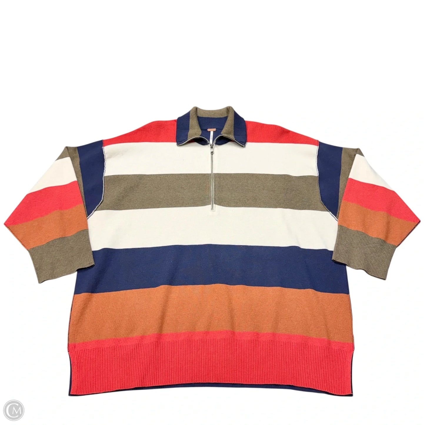 Sweater By Free People In Striped Pattern, Size: S