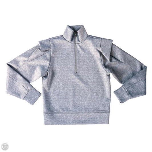 Athletic Sweatshirt Collar By Addison Bay In Grey, Size: S