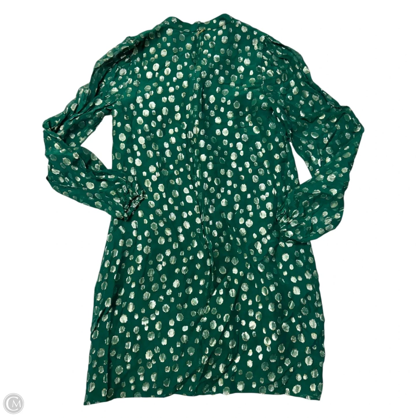 Dress Designer By Lilly Pulitzer In Gold & Green, Size: Xxs