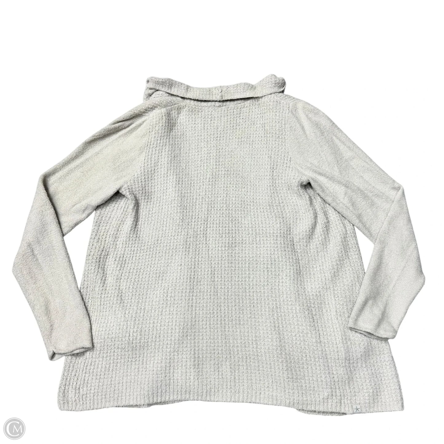 Sweater Cardigan By Barefoot Dreams In Grey, Size: L