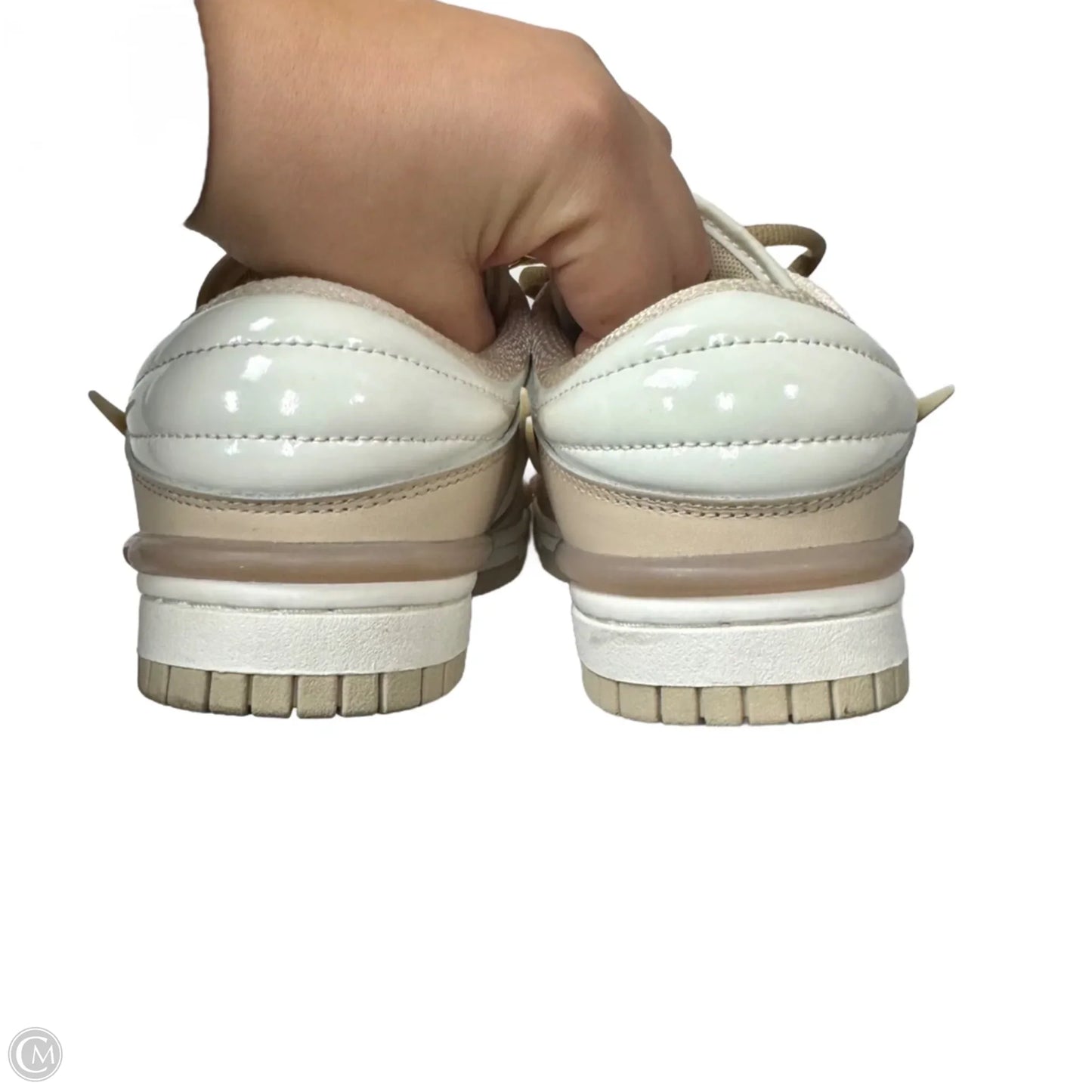 Shoes Sneakers By Nike In Brown & White, Size: 6