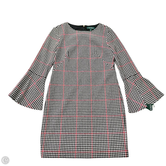 Dress Casual Short By Lauren By Ralph Lauren In Black & White, Size: Mp