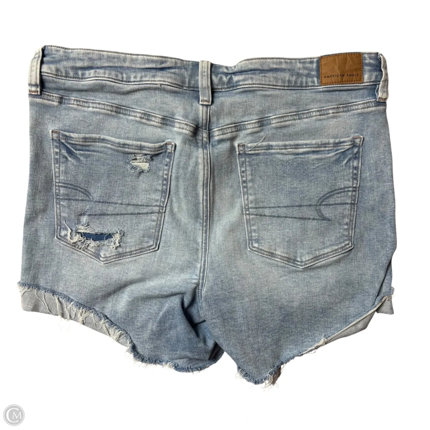 Shorts By American Eagle In Blue Denim, Size: 14