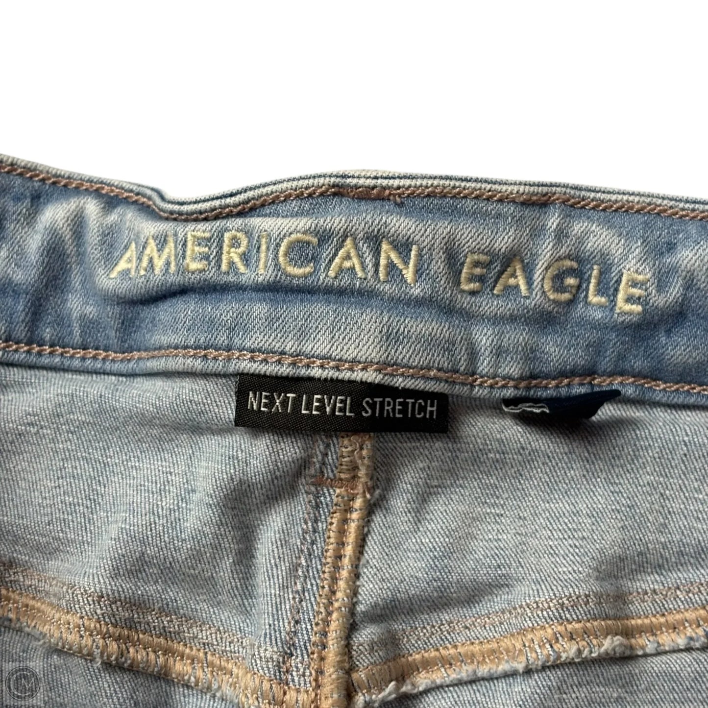 Shorts By American Eagle In Blue Denim, Size: 14