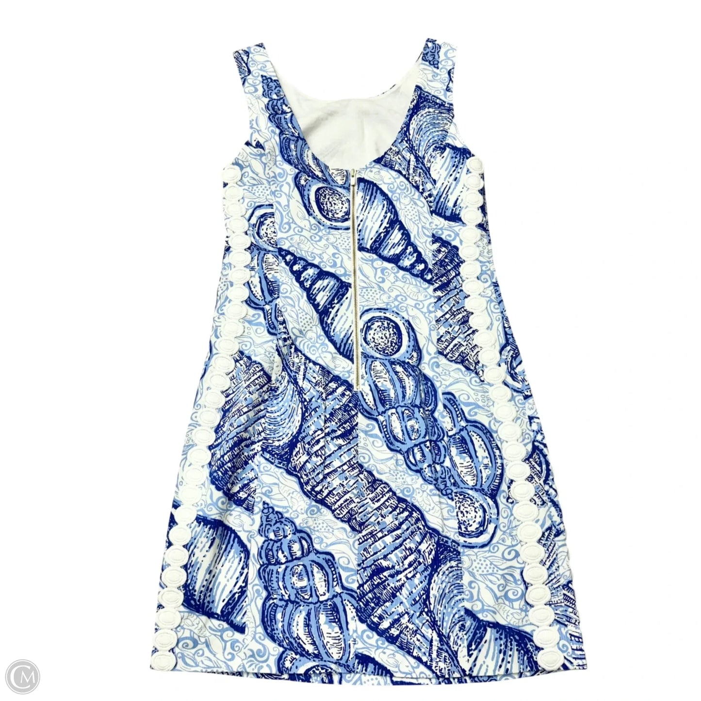 Dress Designer By Lilly Pulitzer In Blue & White, Size: Xs