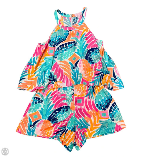 Romper Designer By Lilly Pulitzer In Multi-colored, Size: S