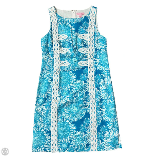 Dress Designer By Lilly Pulitzer In Blue & White, Size: S