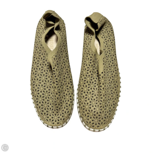 Shoes Flats By Project Cloud In Green, Size: 8