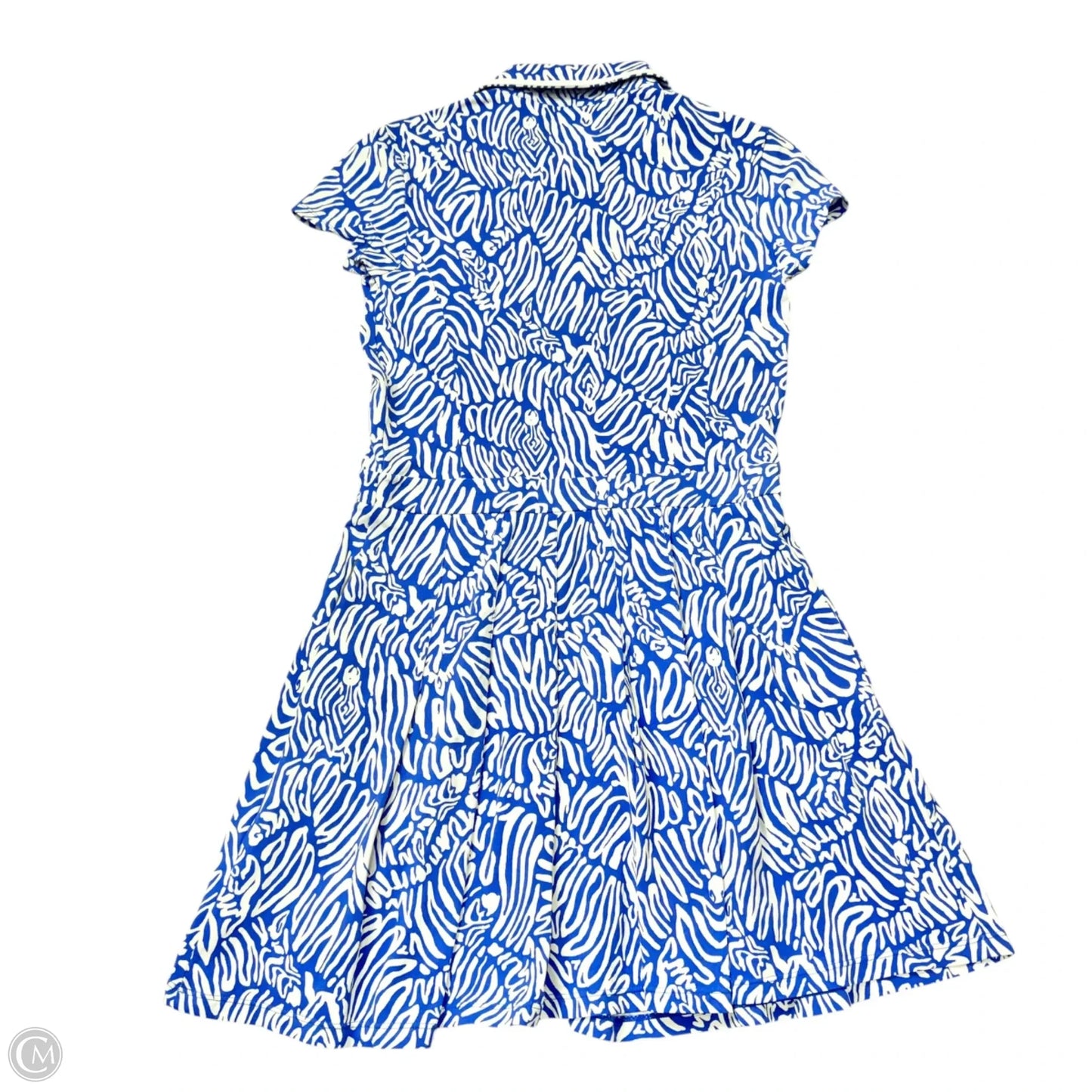 Dress Designer By Lilly Pulitzer In Blue & White, Size: S