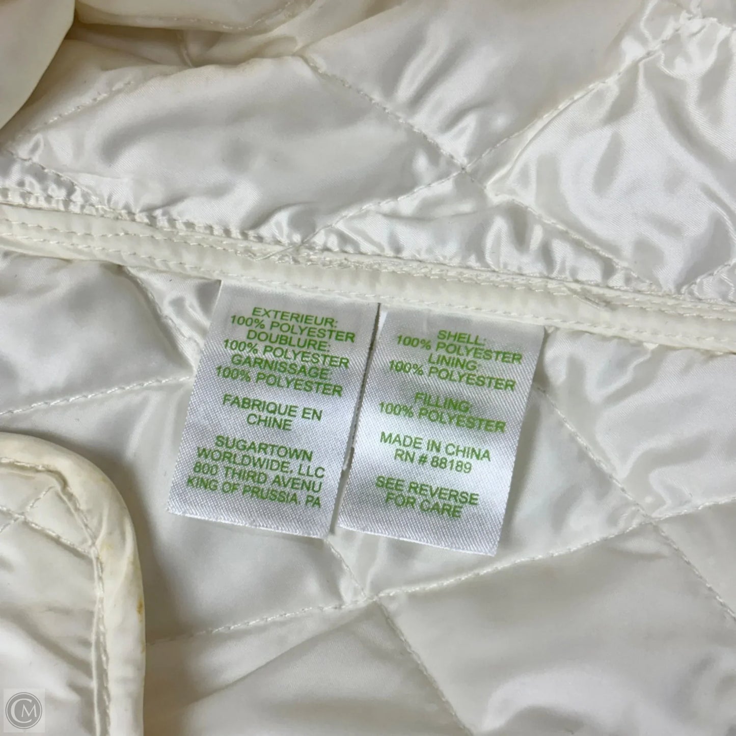 Jacket Designer By Lilly Pulitzer In Cream, Size: M