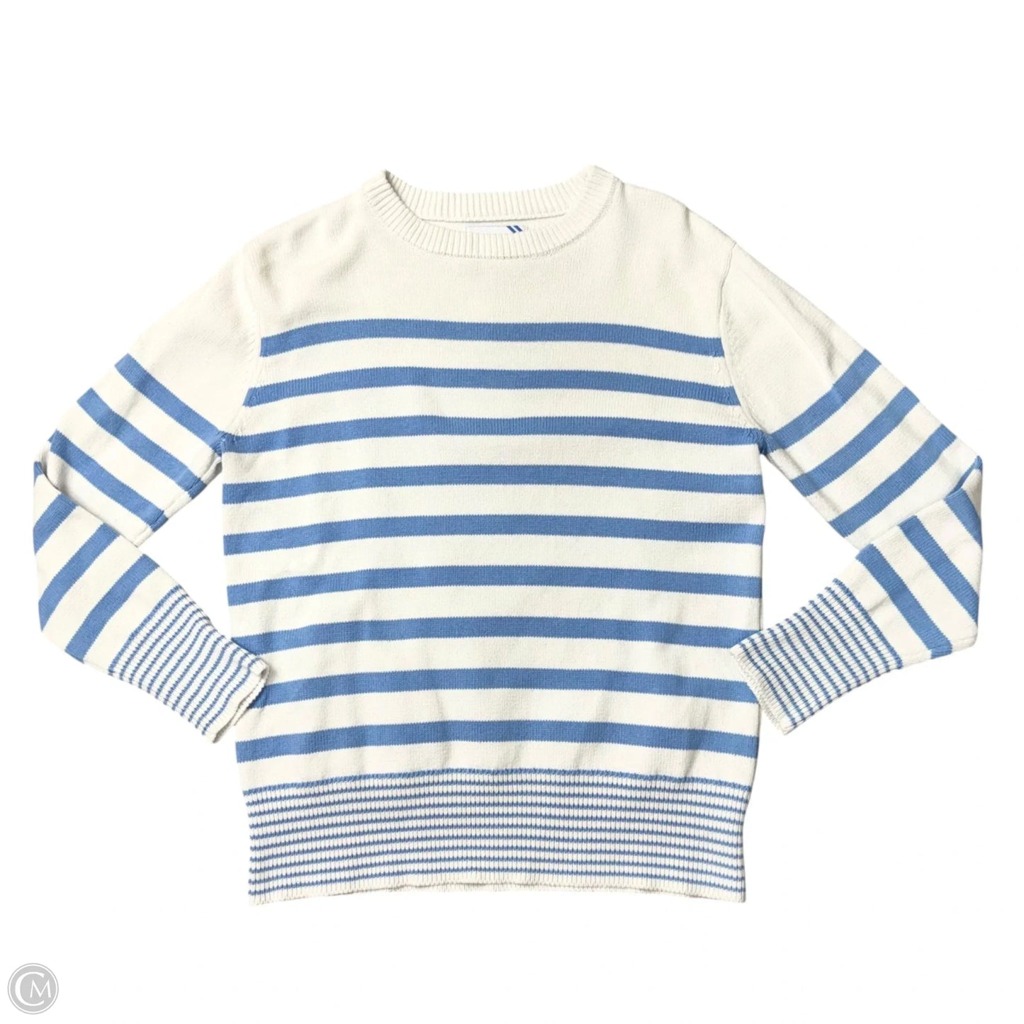 Sweater By Addison Bay In Striped Pattern, Size: M