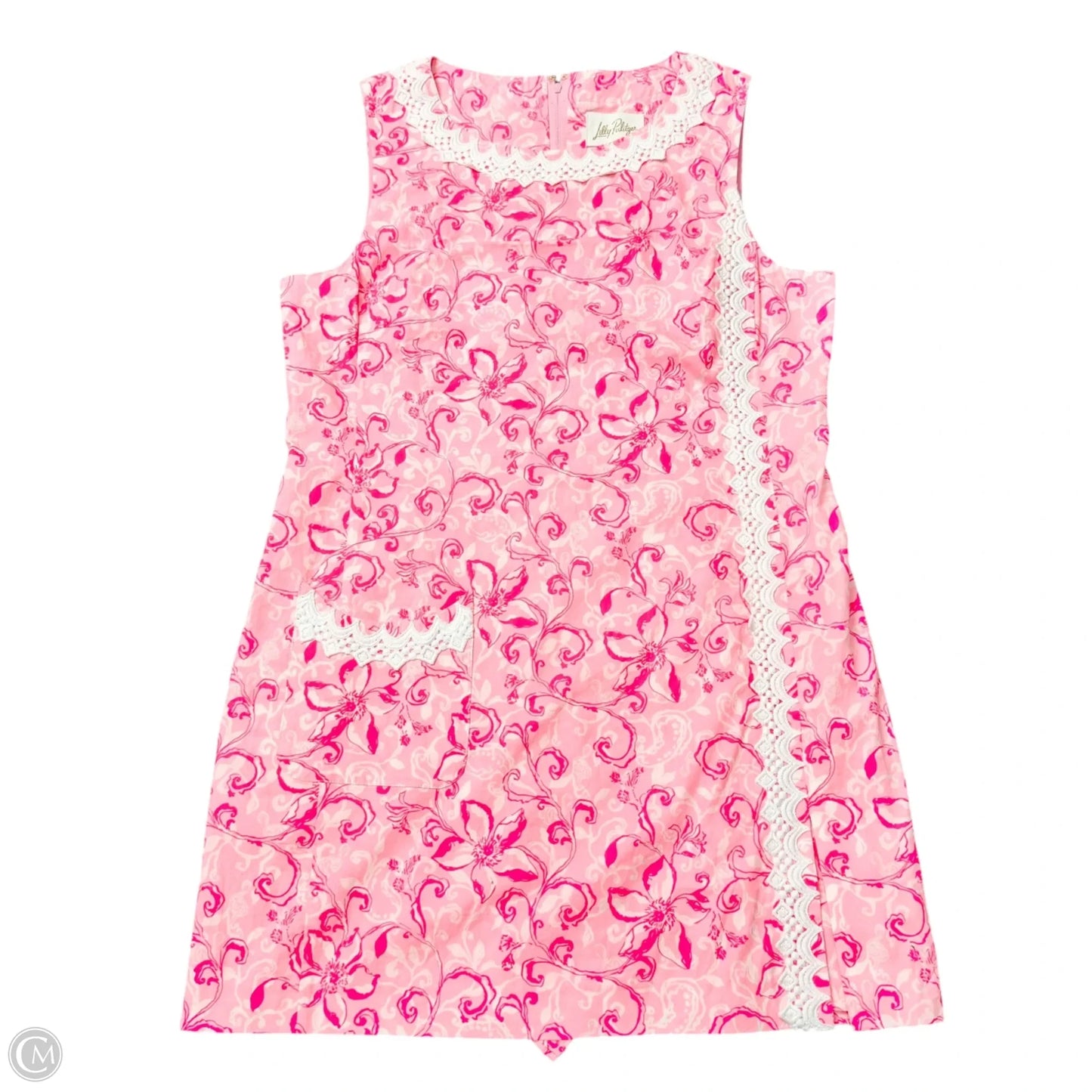 Romper Designer By Lilly Pulitzer In Floral Print, Size: L