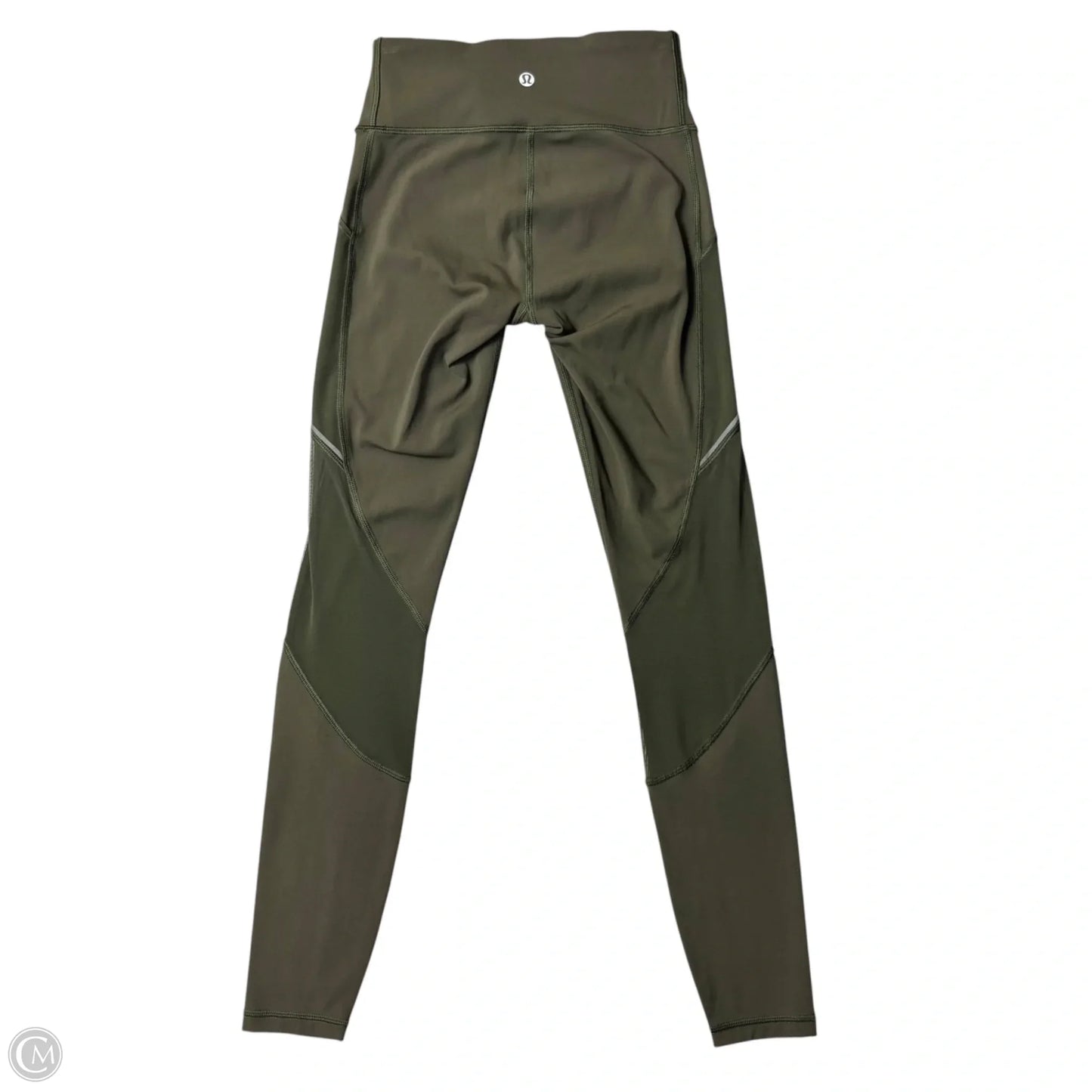 Athletic Leggings By Lululemon In Green, Size: Xs