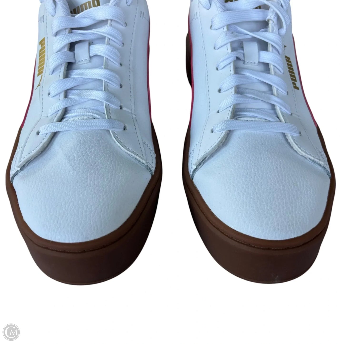Shoes Sneakers Platform By Puma In Red & White, Size: 10