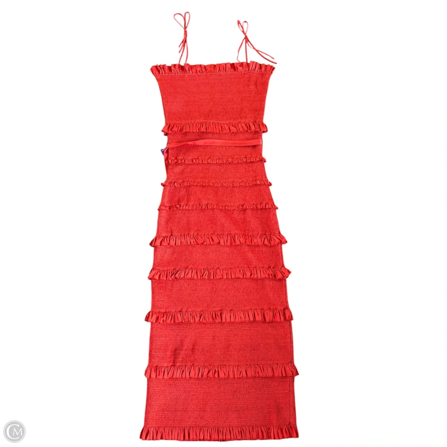 Dress Party Long By V Chapman In Orange, Size: M