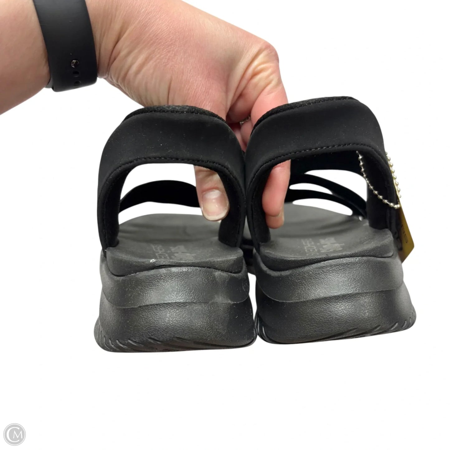 Sandals Flats By Skechers In Black, Size: 8