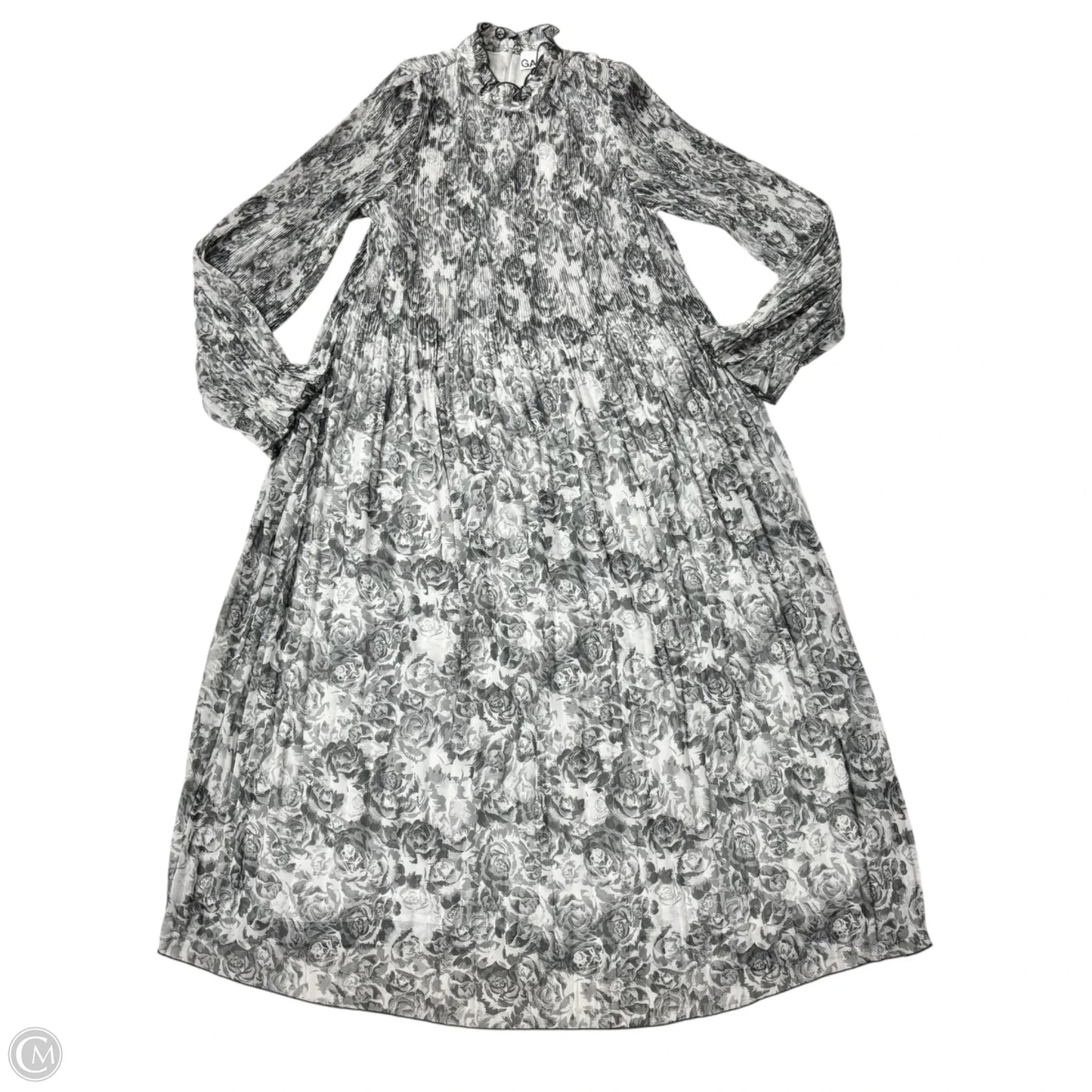 Dress Casual Midi By Ganni In Floral Print, Size: S