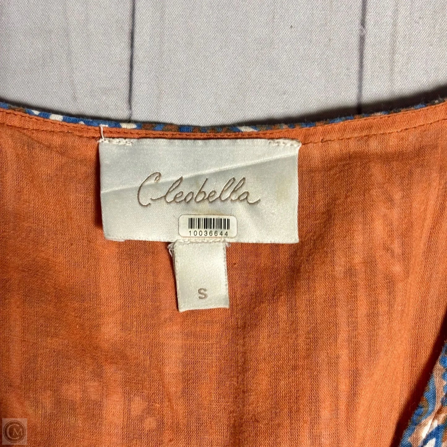 Dress Casual Short By Cleobella In Blue & Brown, Size: S