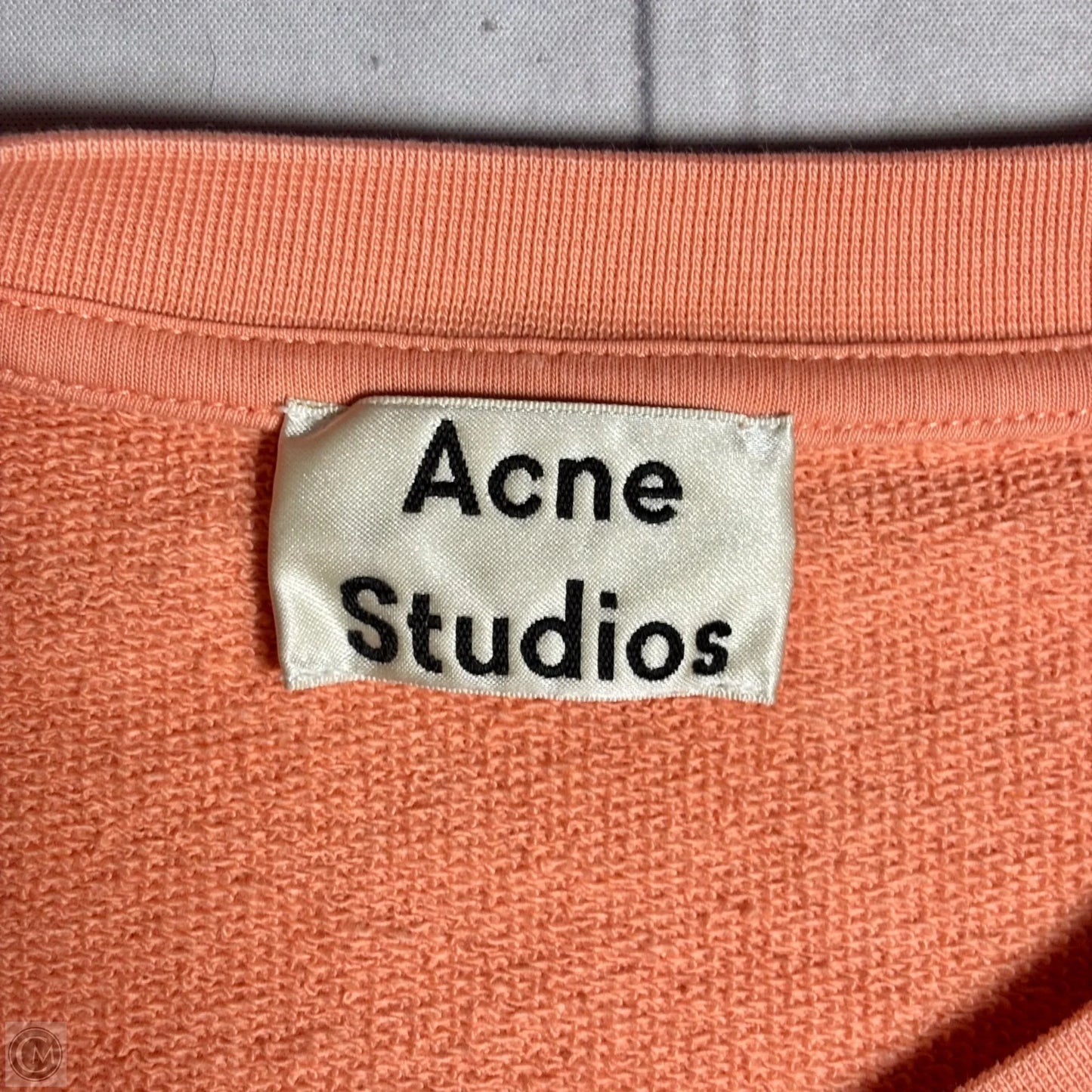Sweatshirt Crewneck By Acne Studios In Coral, Size: Xl