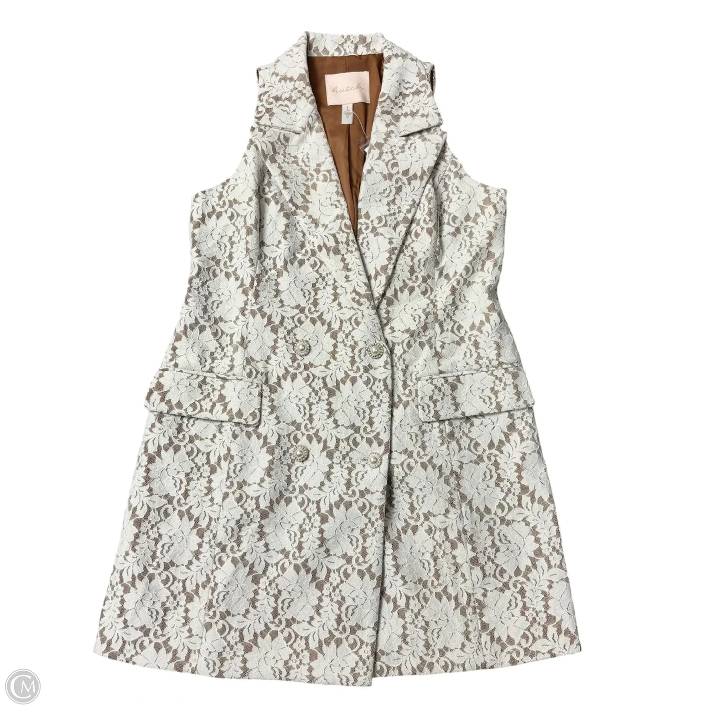 Dress Casual Short By Hutch In Cream, Size: L
