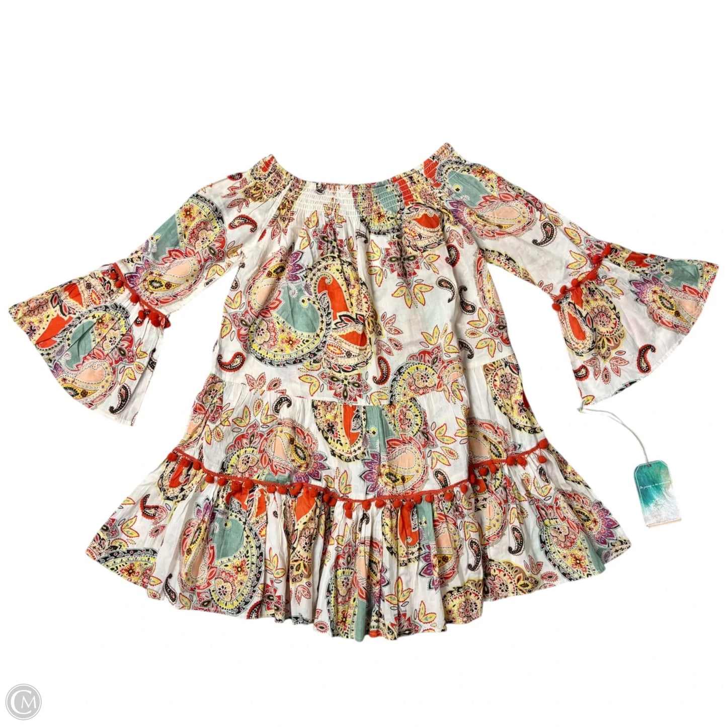 Dress Casual Short By True Destinations In Paisley Print, Size: Xs