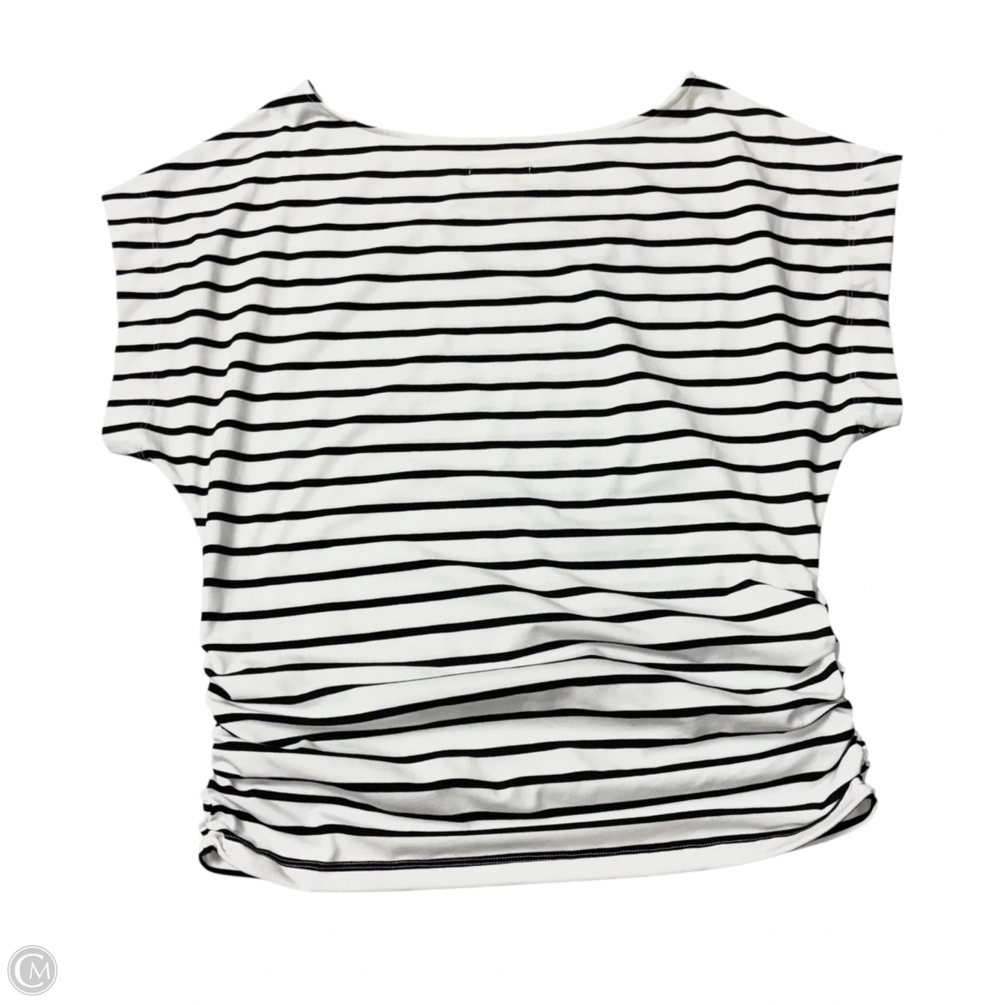 Top Short Sleeve By Maeve In Striped Pattern, Size: L