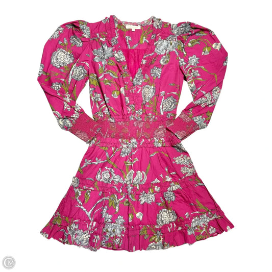 Dress Casual Short By Love the Label In Floral Print, Size: S
