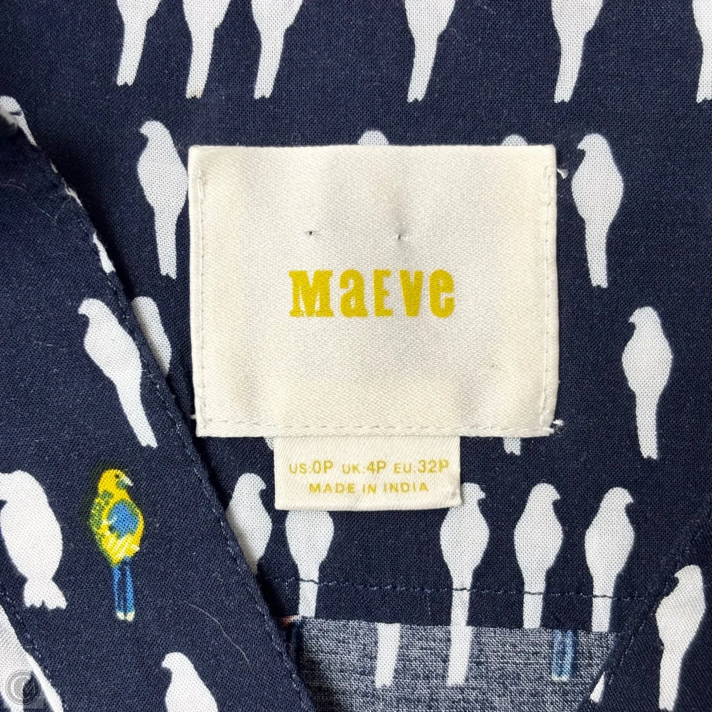 Top Long Sleeve By Maeve In Navy, Size: Xsp