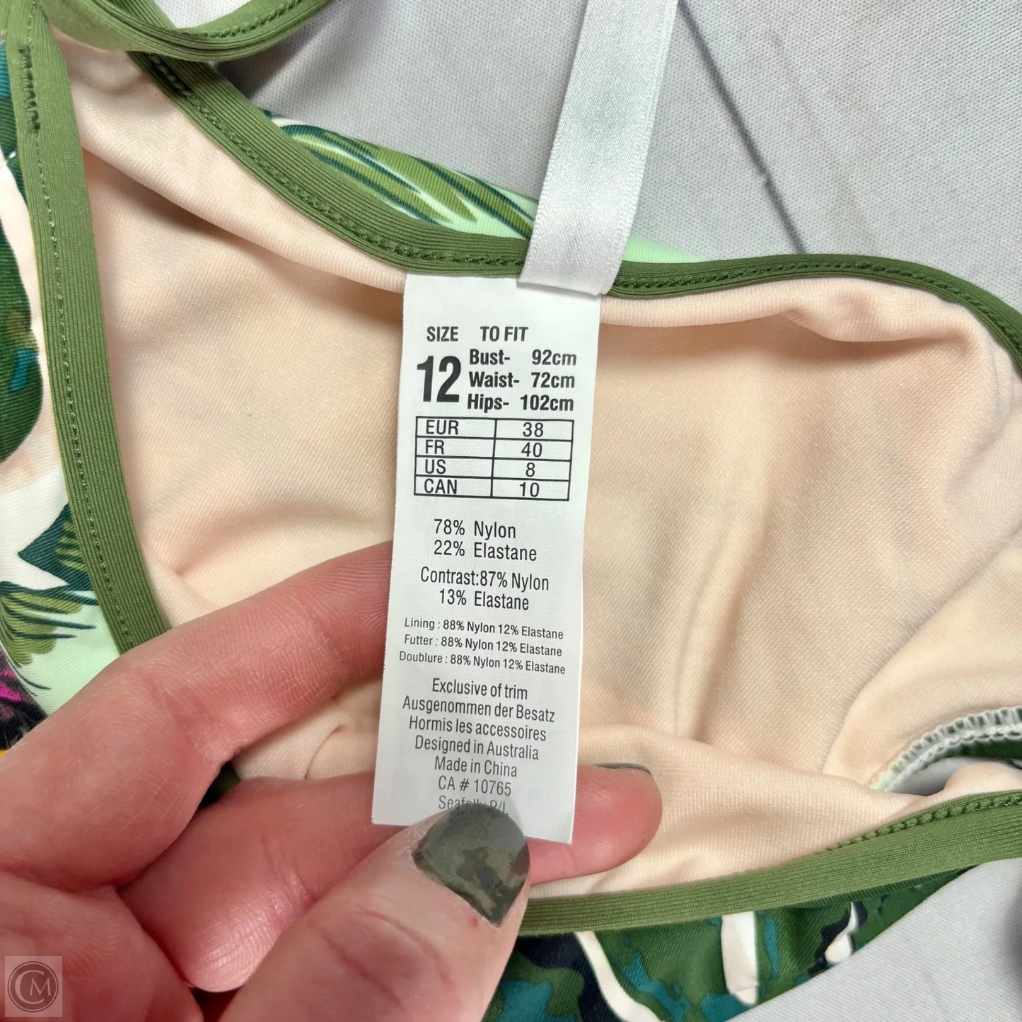 Swimsuit Bottom By Seafolly In Tropical Print, Size: L