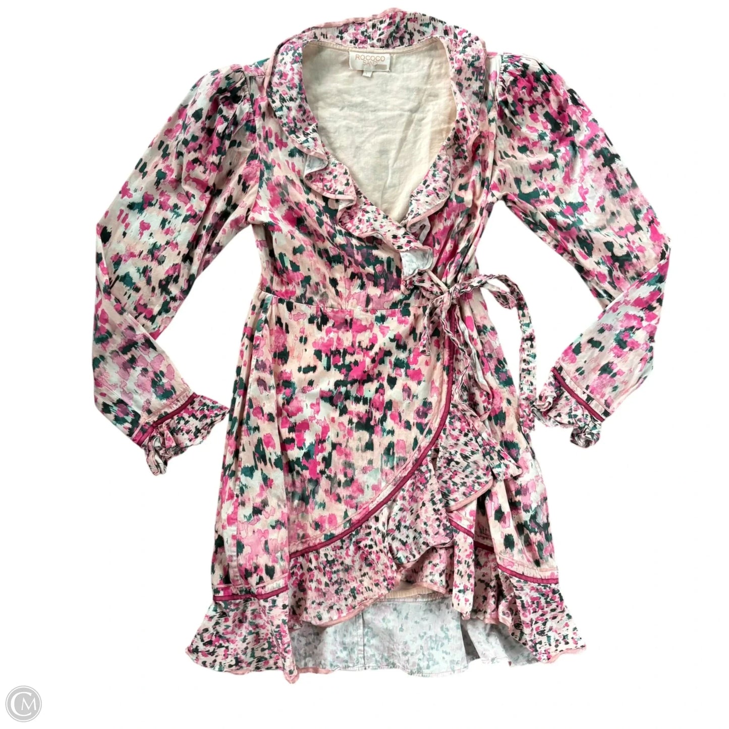Dress Casual Short By Rococo Sand In Pink, Size: L