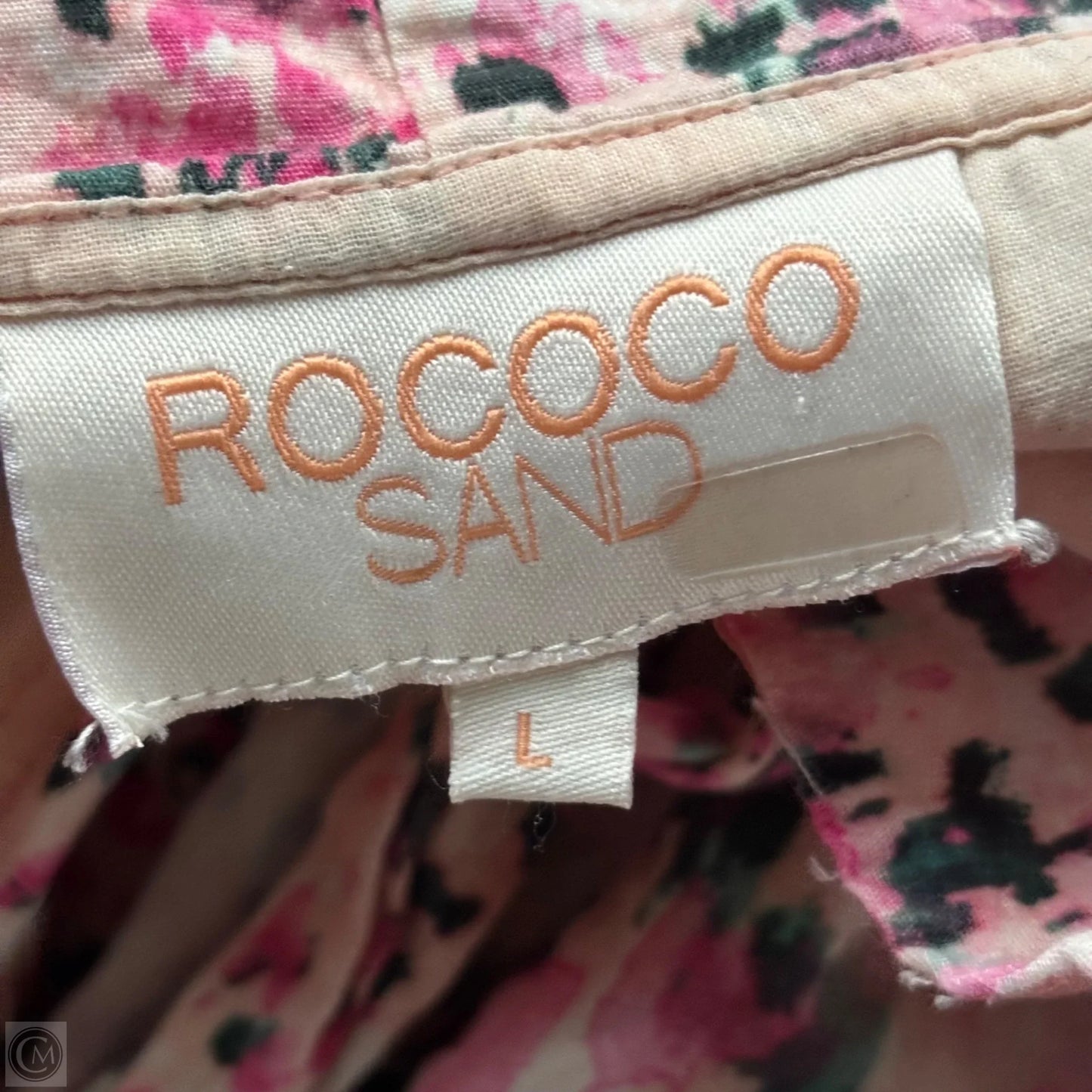 Dress Casual Short By Rococo Sand In Pink, Size: L