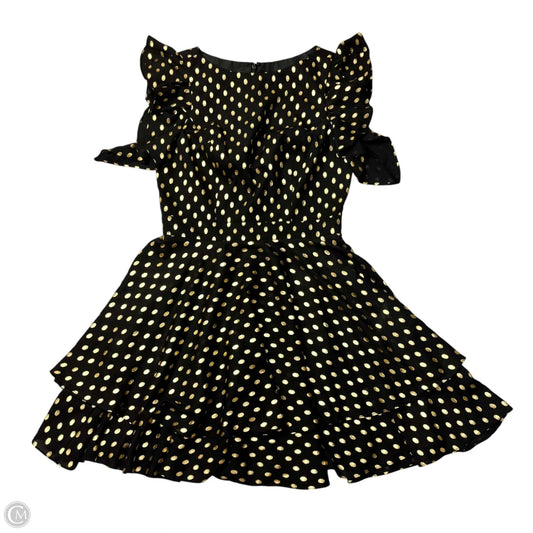 Dress Casual Short By Ieena for Macduggal In Polkadot Pattern, Size: S
