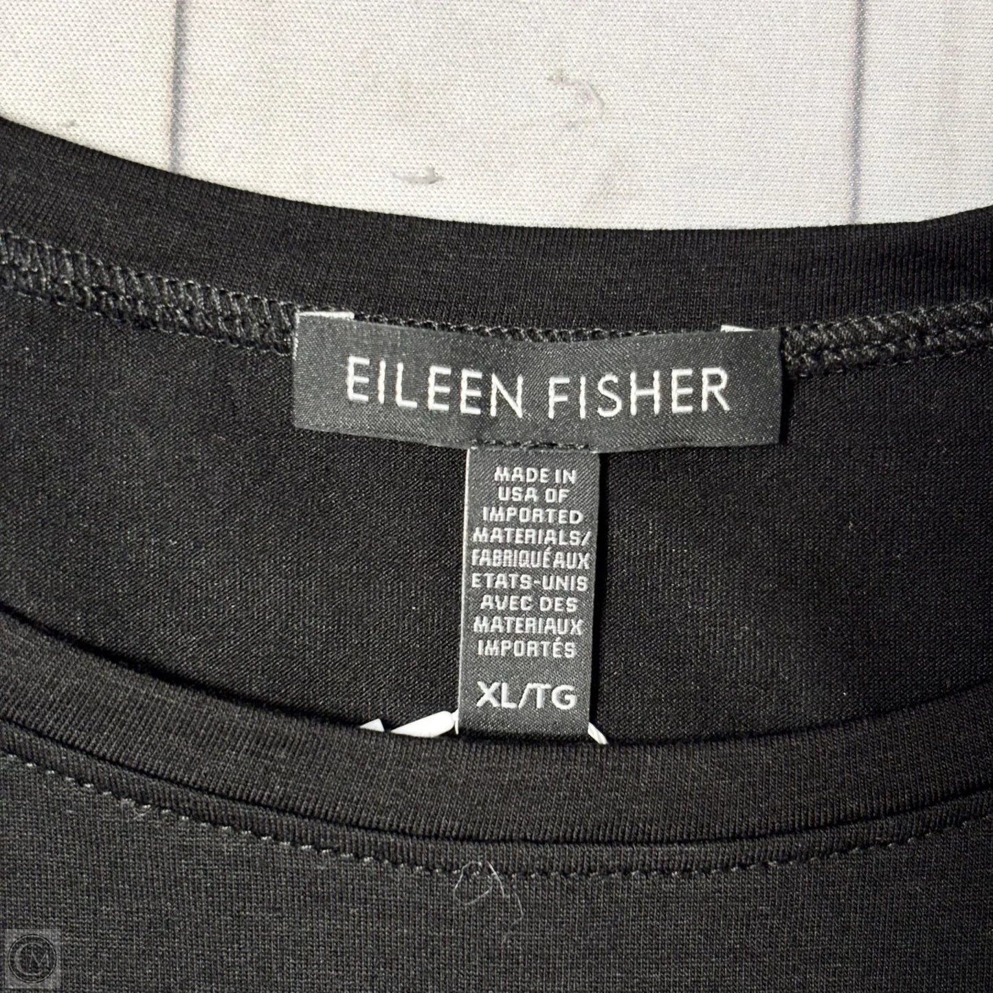 Dress Casual Midi By Eileen Fisher In Black, Size: Xl