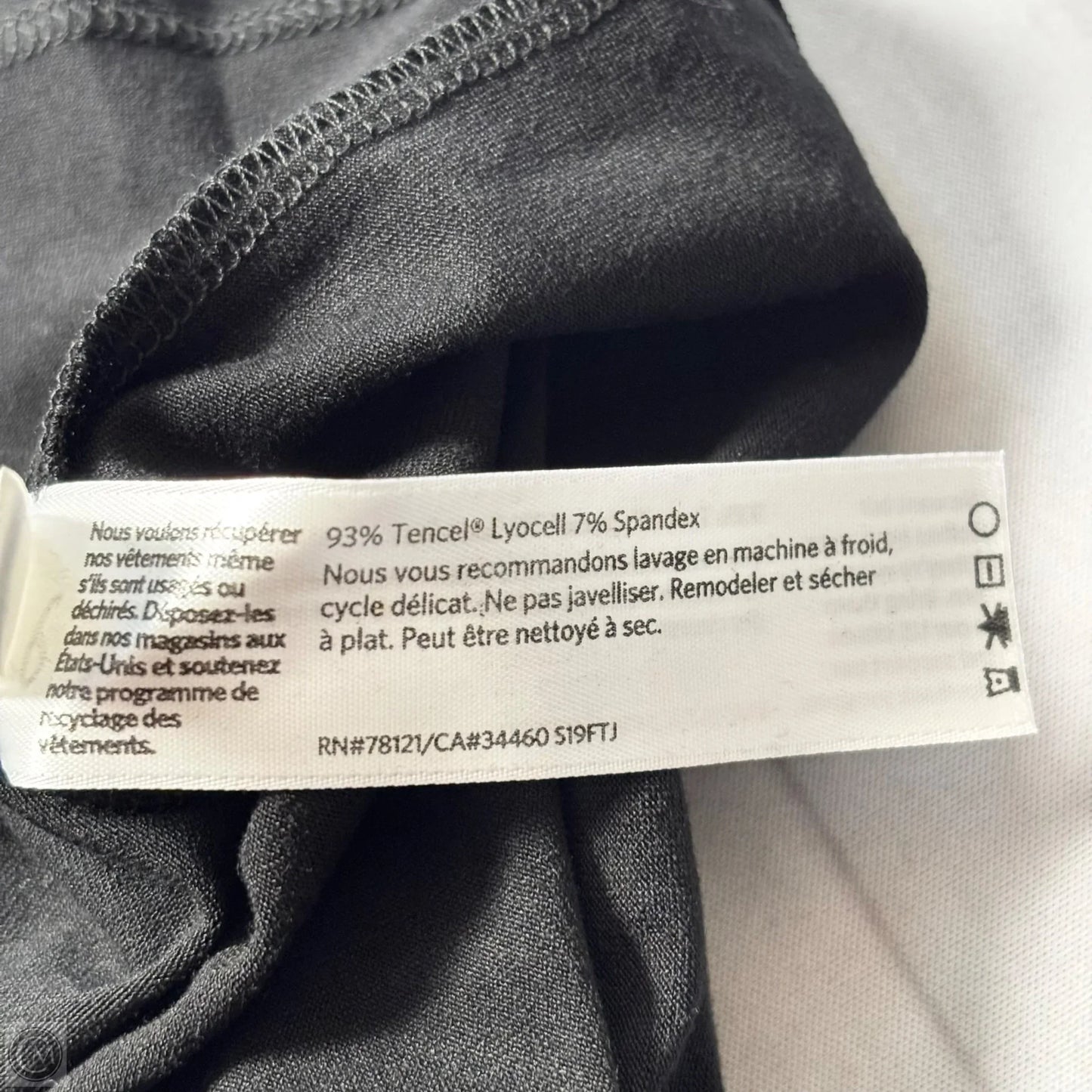 Dress Casual Midi By Eileen Fisher In Black, Size: Xl