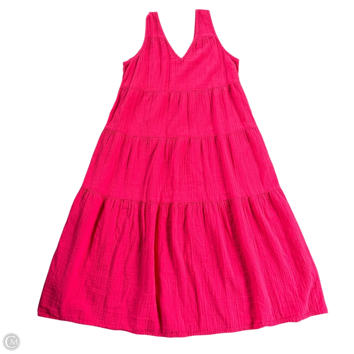 Dress Casual Maxi By Quince In Pink, Size: Xl