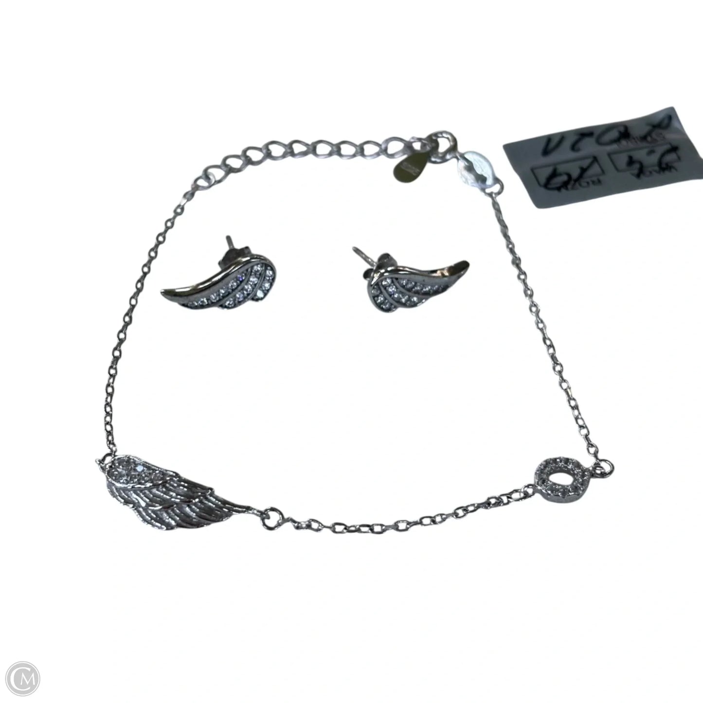 Bracelet Sterling Silver, Size: 02 Piece Set